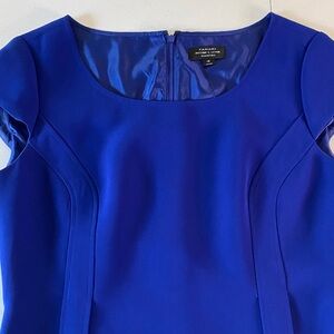 Tahari Arthur S Levine Essential Cobalt Blue Dress Sz 10
